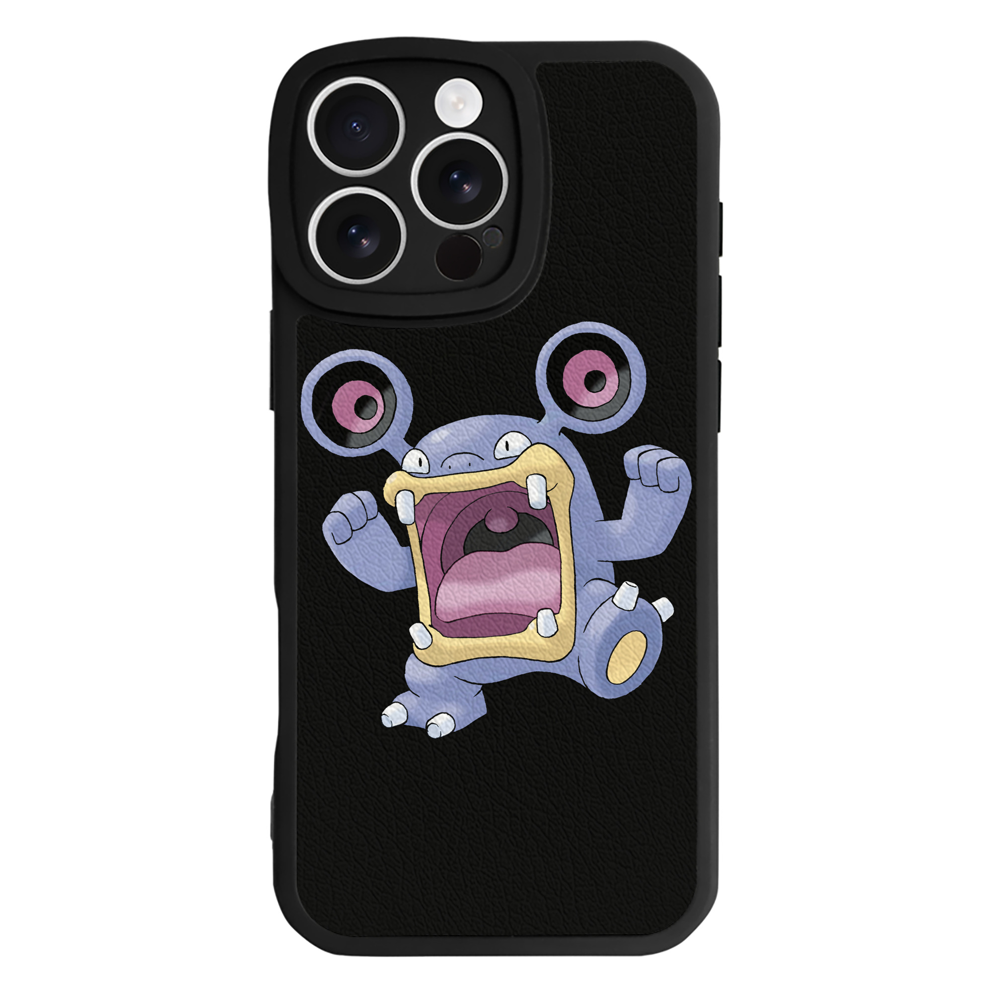 （画像用） ポケットモンスター Pokémon 【iPhone 16シリーズ対応】シリコンスマホケース（レザー調） 材質：シリコン